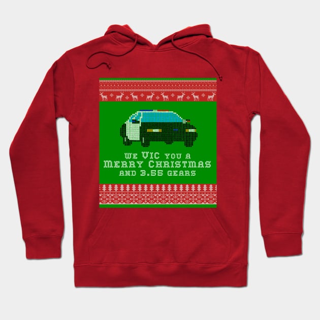 Crown Victoria Christmas (3.55 Gears Version) Hoodie by CunninghamCreative